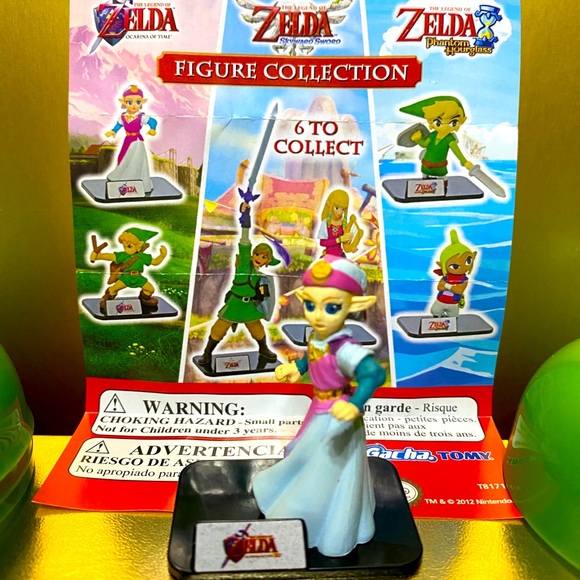 LEGEND OF ZELDA PHANTOM HOURGLASS COLLECTIBLE FIGURE NWOT GACHA TOMY 2012 TOY 3” - Picture 3 of 10